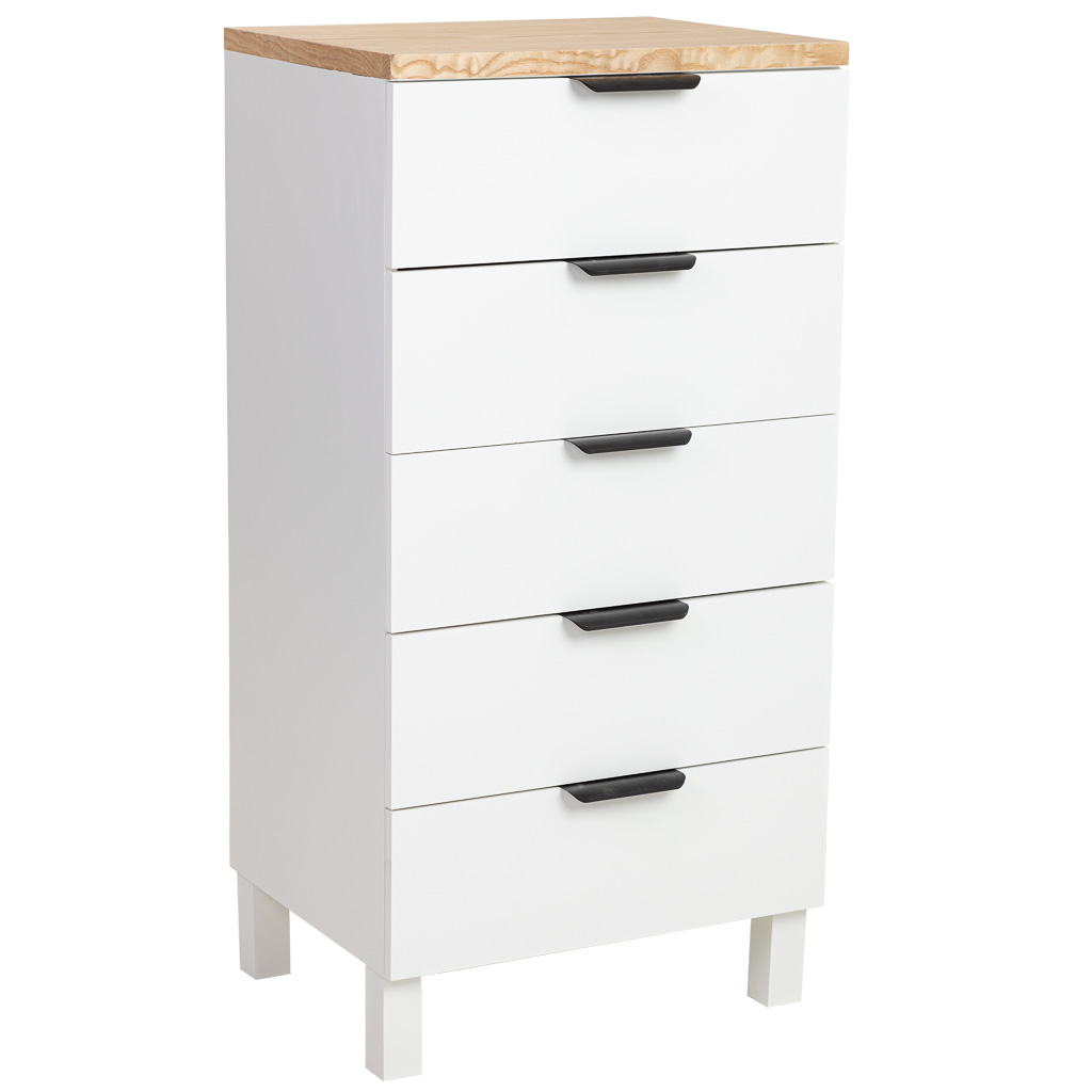 Creaciones meng MUEBLE - COMODAS Y SINFONIERS - sinfonier de madera de 5 cajones