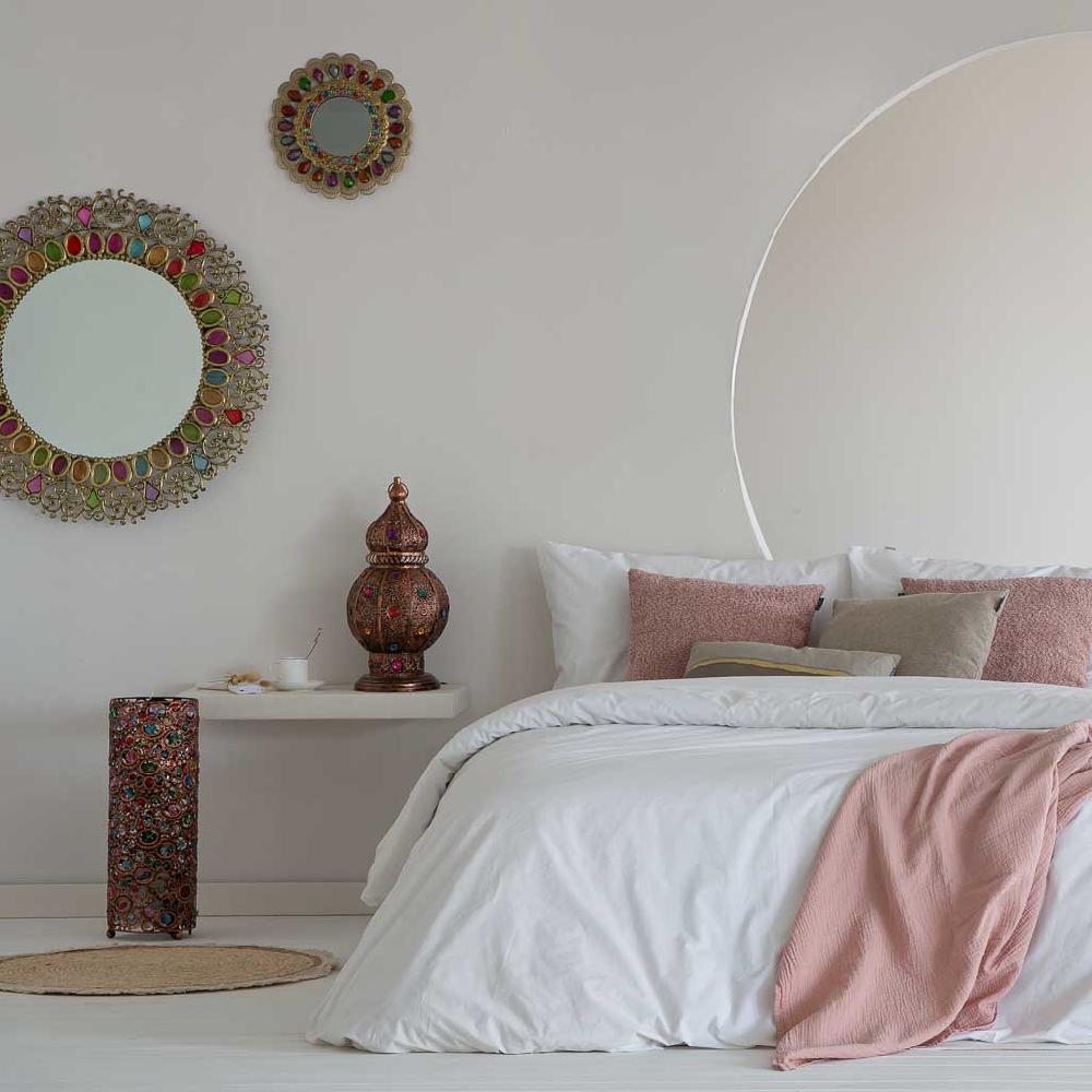 Creaciones Meng MUEBLE - ESPEJOS - Espejo Con Cristal Acrilico De Colores