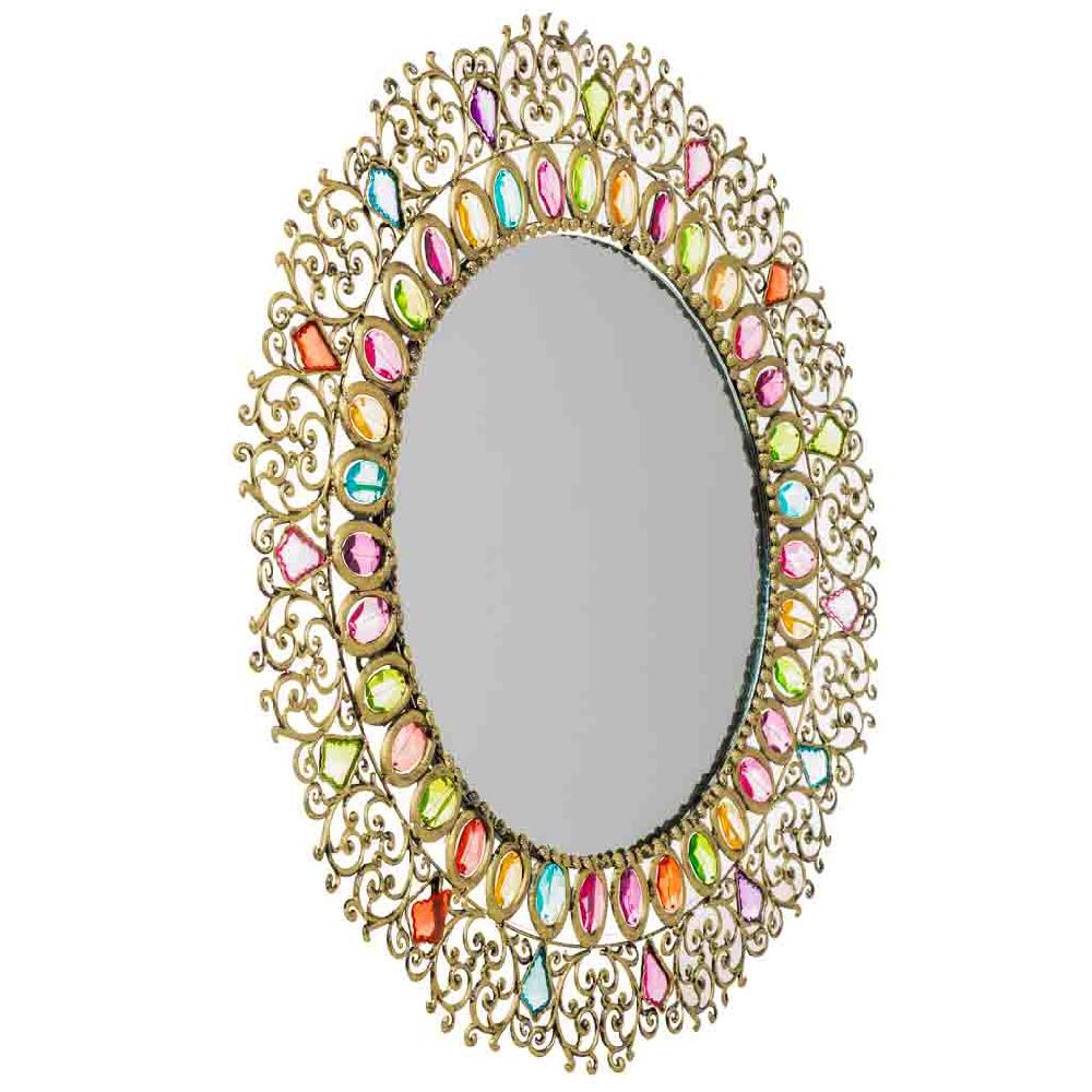 Creaciones meng MUEBLE - ESPEJOS - espejo con cristal acrilico de colores