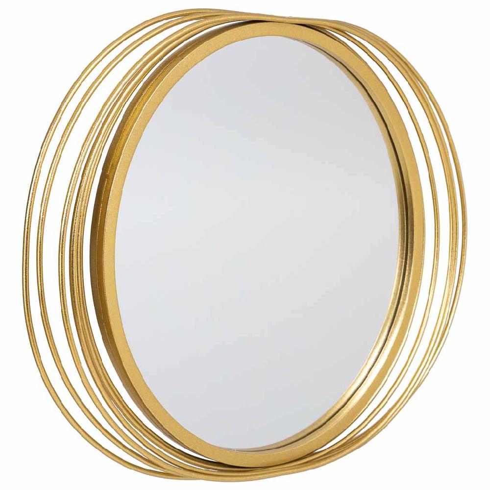 Creaciones meng MUEBLE - ESPEJOS - espejo ovalado de pared de metal dorado