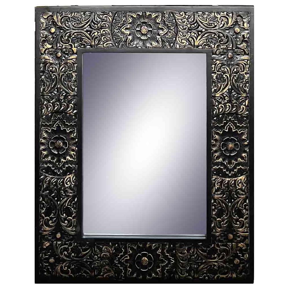 Creaciones meng MUEBLE - ESPEJOS - espejo rectangular de madera