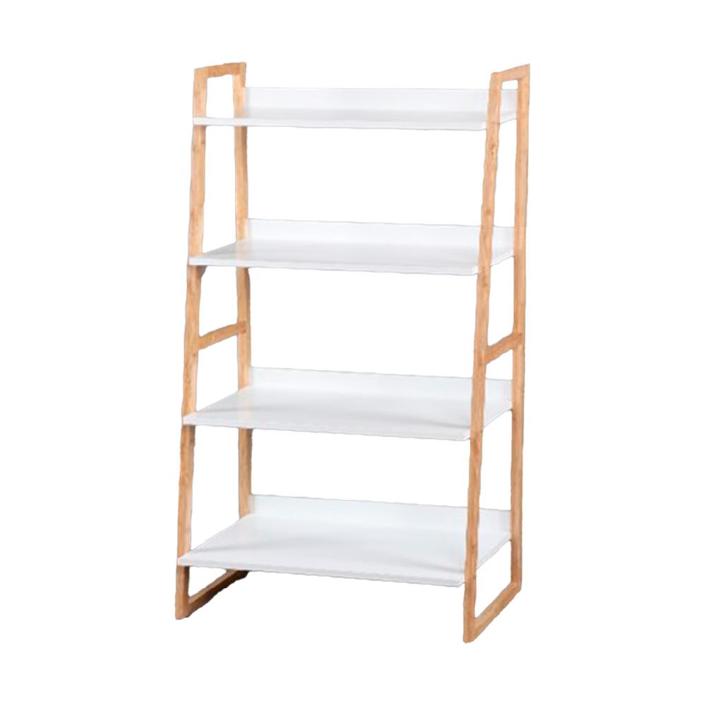 Creaciones meng MUEBLE - ESTANTERIAS Y REPISAS - kit de estanteria de madera 4 baldas blanca