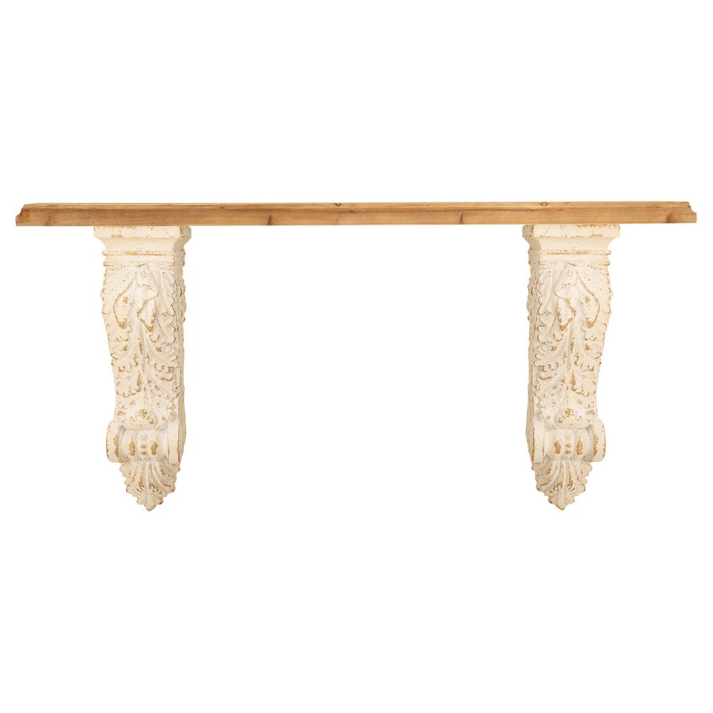 Creaciones Meng MUEBLE - ESTANTERIAS Y REPISAS - Repisa De Madera Blanco