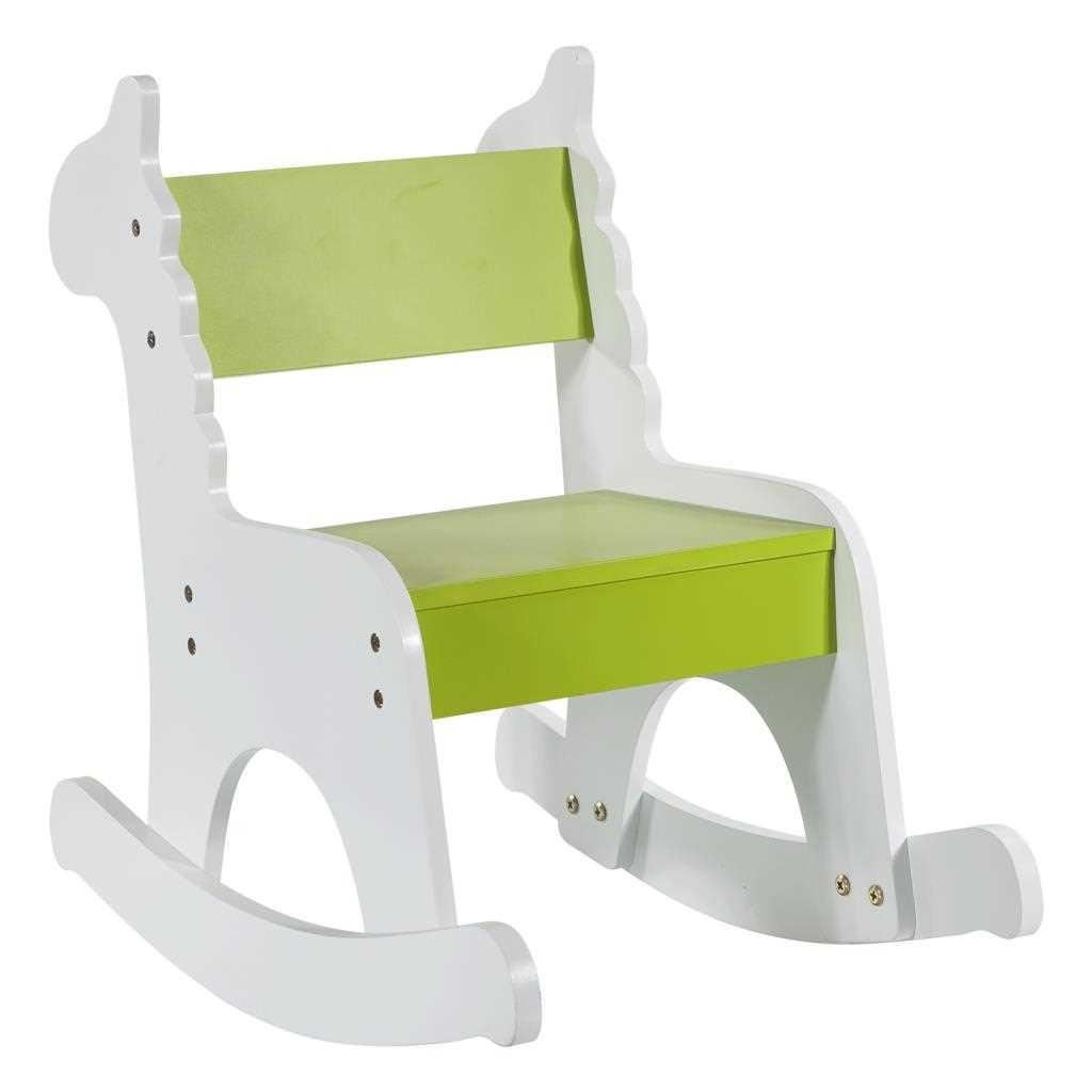 Creaciones meng MUEBLE - INFANTIL MUEBLE - kit mecedora infantil madera lac. blan. verde