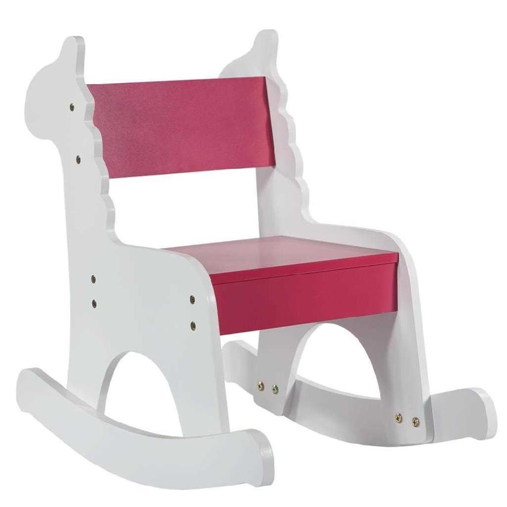 Creaciones meng MUEBLE - INFANTIL MUEBLE - kit mecedora infantil madera lac. blan. rojo