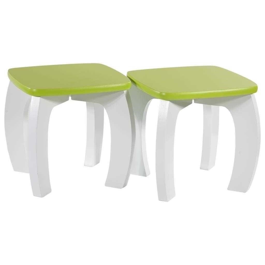 Creaciones Meng MUEBLE - INFANTIL MUEBLE - Kit Set De Mesa Y 2 Taburetes
