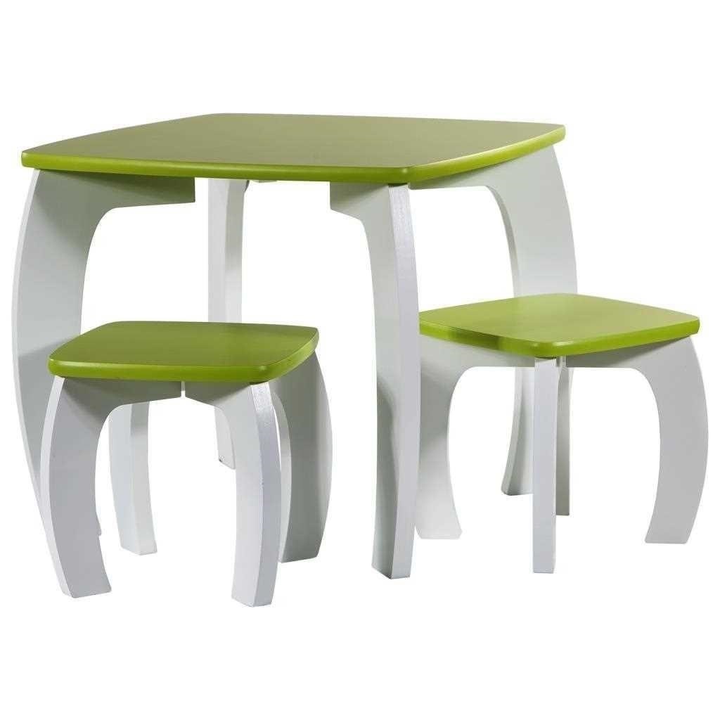 Creaciones meng MUEBLE - INFANTIL MUEBLE - kit set de mesa y 2 taburetes