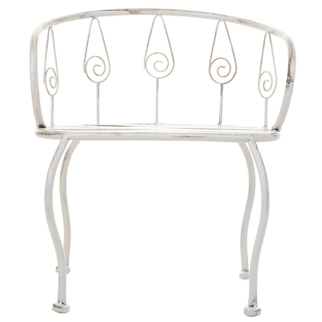 Creaciones Meng MUEBLE - INFANTIL MUEBLE - Silla Infantil De Forja Blanco