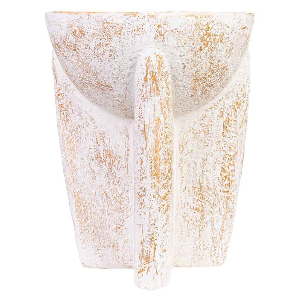 Creaciones Meng MUEBLE - MESAS AUXILIARES - Mesa Auxiliar De Magnesio Blanca