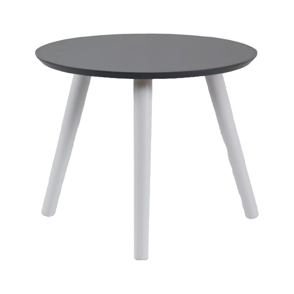 Creaciones meng MUEBLE - MESAS DE CENTRO - mesa auxiliar de madera 3 patas negra