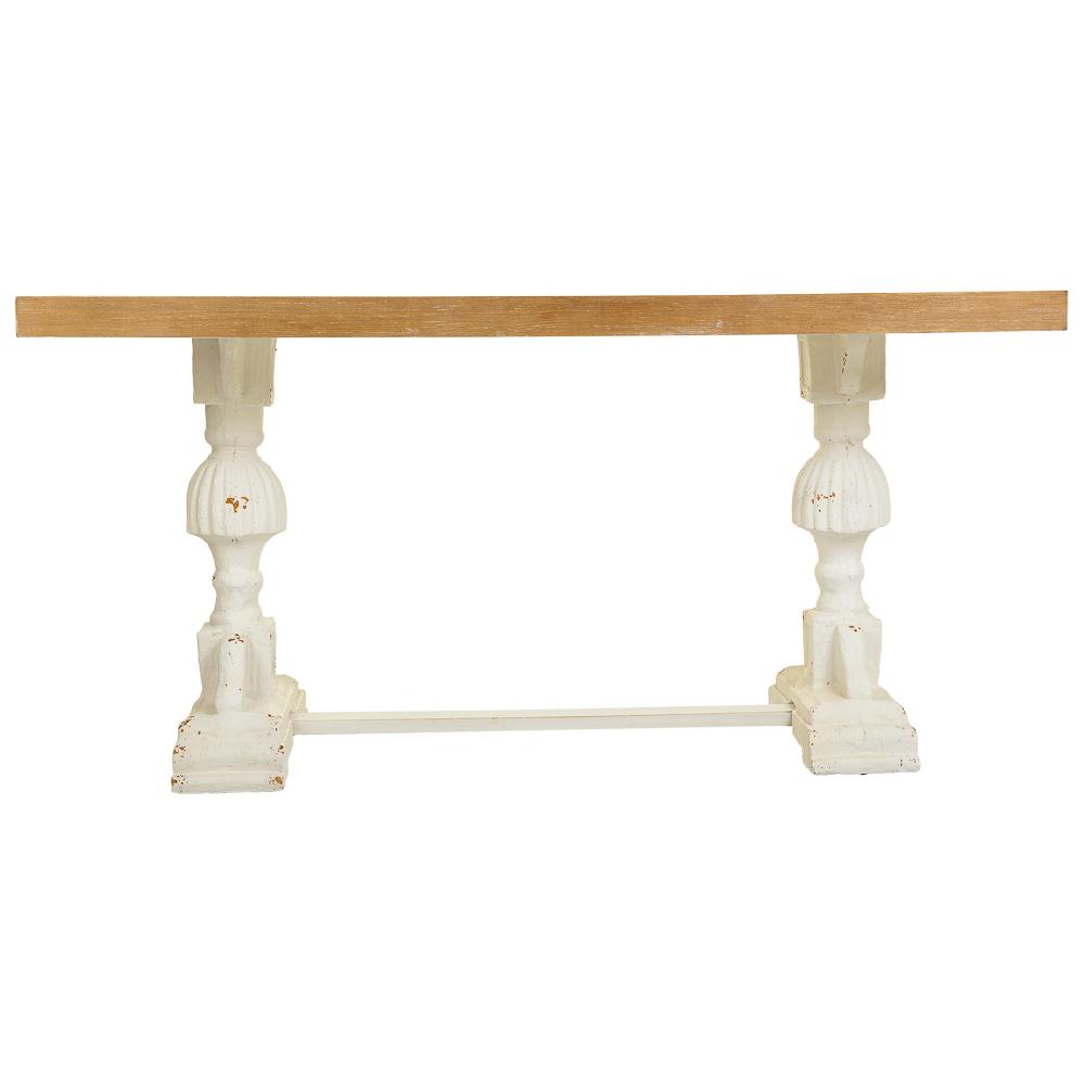 Creaciones Meng MUEBLE - MESAS - Kit Mesa De Salon De Madera Marron