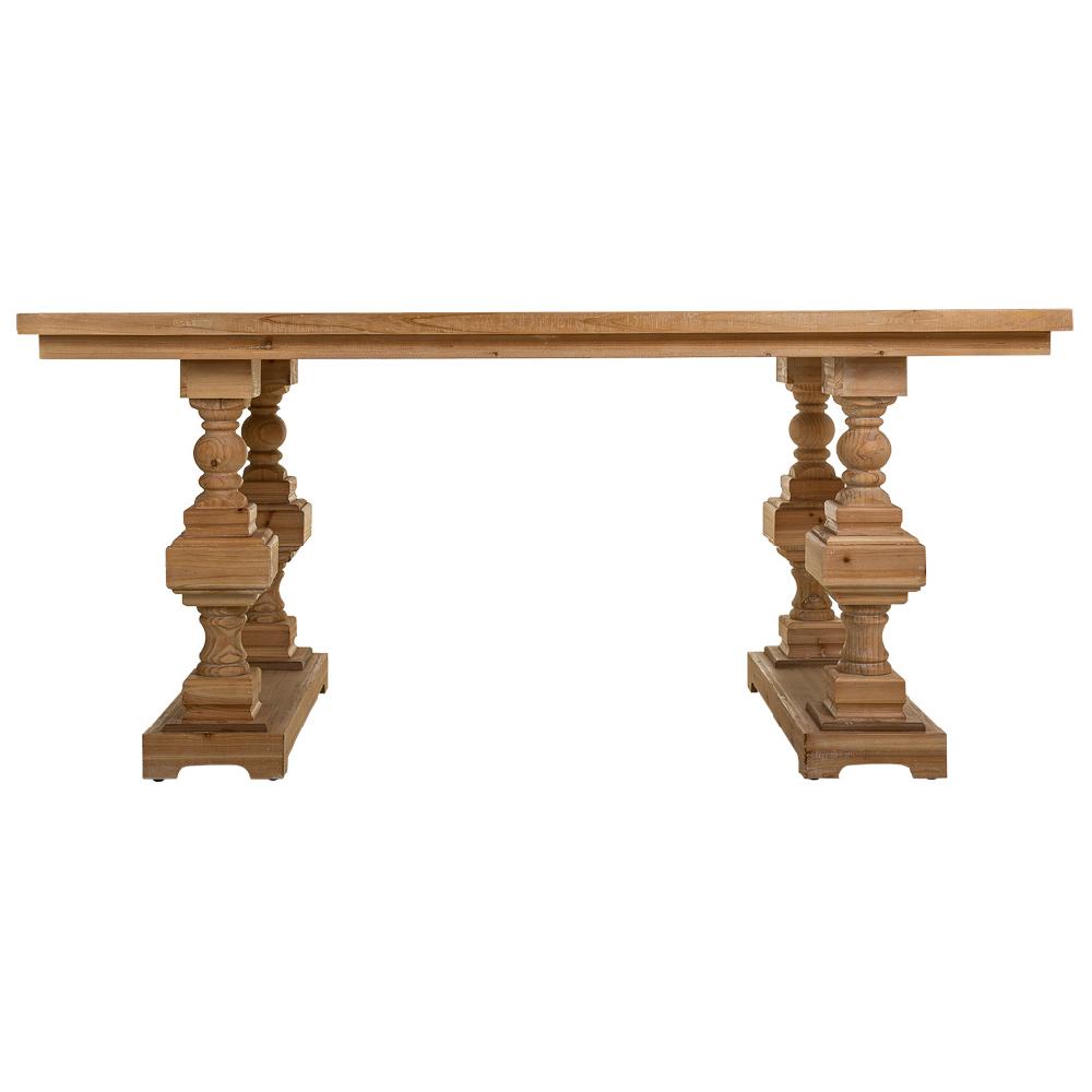 Creaciones Meng MUEBLE - MESAS - Mesa Salon De Madera Marron