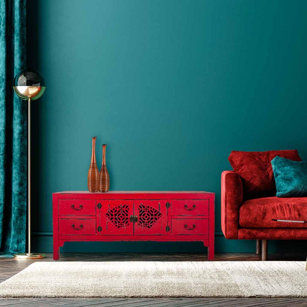 Creaciones Meng MUEBLE - MUEBLE AUXILIAR - Mueble Bajo De Madera