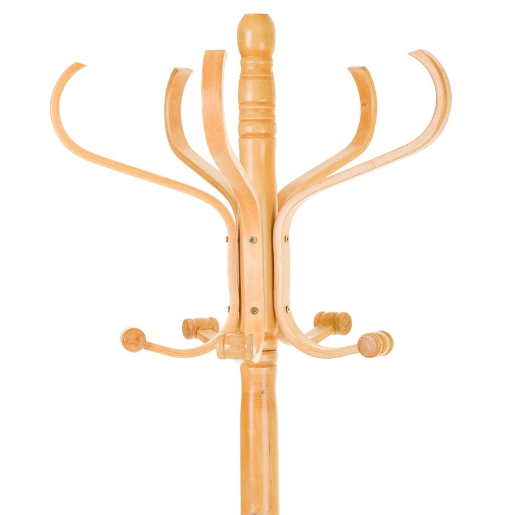 Creaciones Meng MUEBLE - PERCHEROS - Kit Perchero Pie Madera Lac Miel