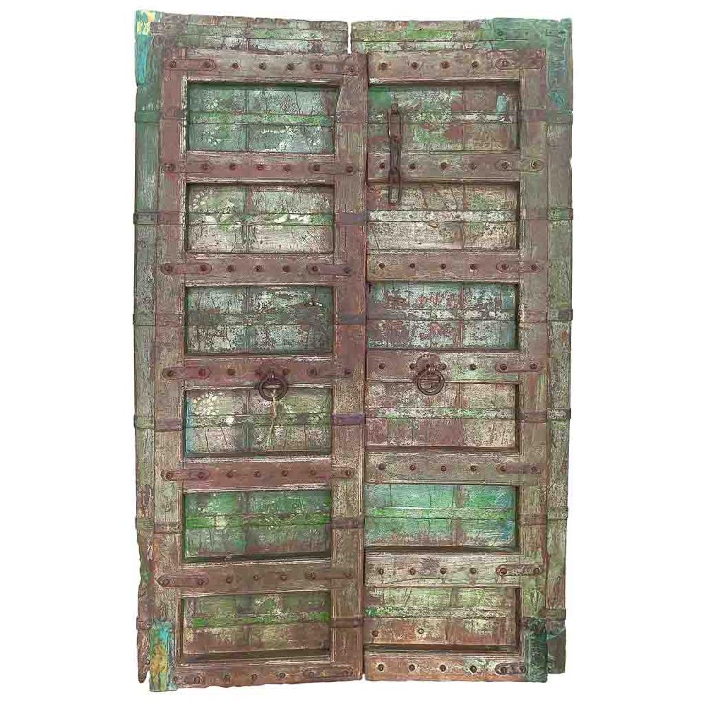 Creaciones meng MUEBLE - PUERTAS Y VENTANAS - puerta de madera con acabado artesanal