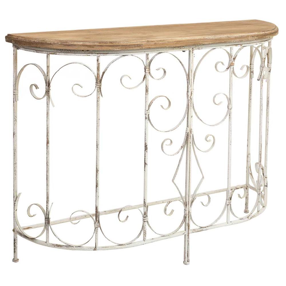 Creaciones meng MUEBLE - RECIBIDORES - kit recibidor de madera y metal acabado envejecido