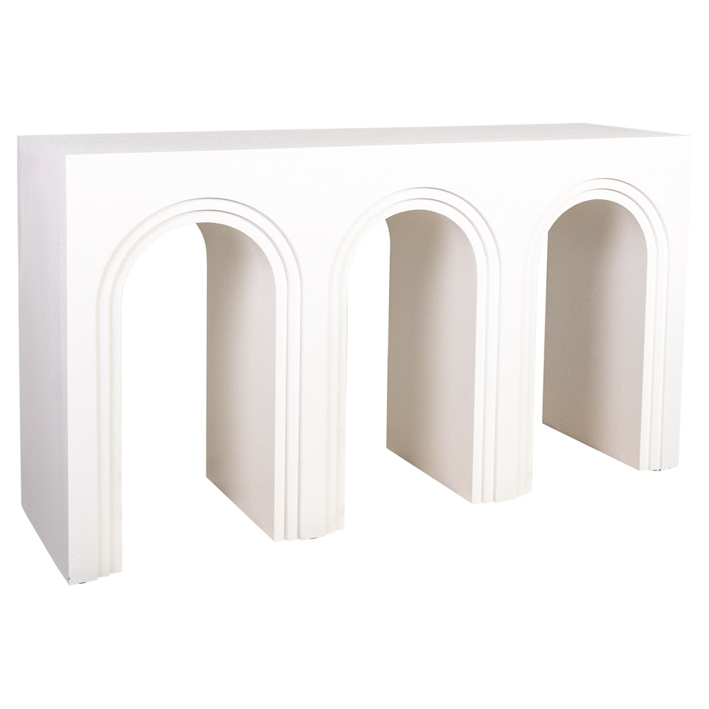 Creaciones meng MUEBLE - RECIBIDORES - recibidor de madera blanco