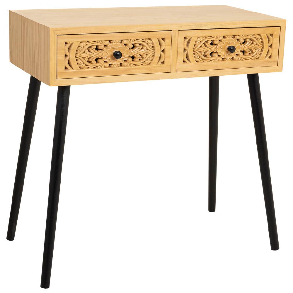 Creaciones meng MUEBLE - RECIBIDORES - recibidor de madera marrón