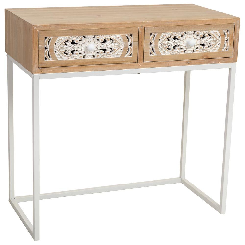 Creaciones meng MUEBLE - RECIBIDORES - recibidor de madera marrón