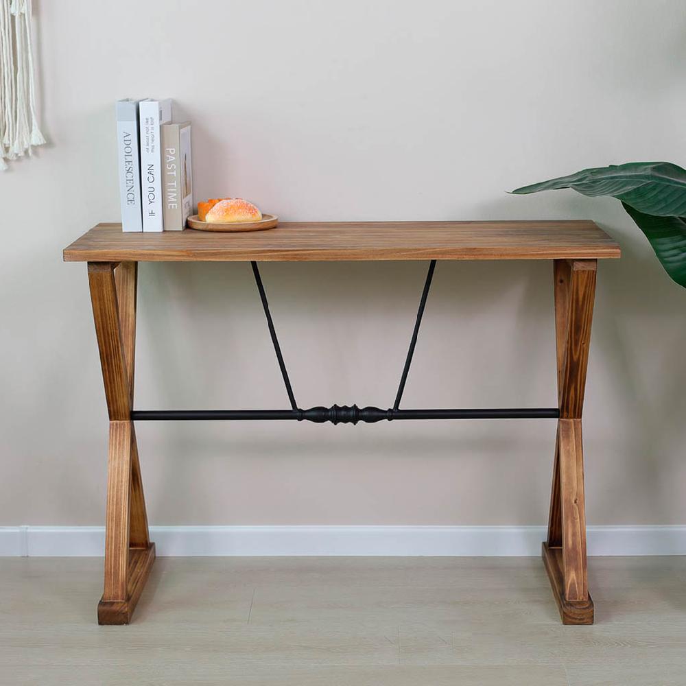 Creaciones Meng MUEBLE - RECIBIDORES - Recibidor De Madera Y Metal