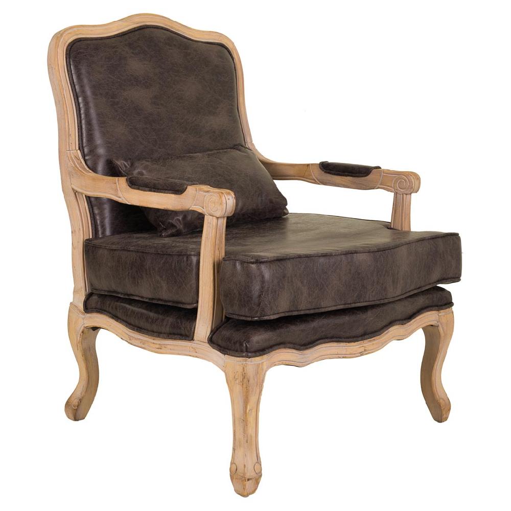 Creaciones meng MUEBLE - SILLAS - butaca de madera tapizada