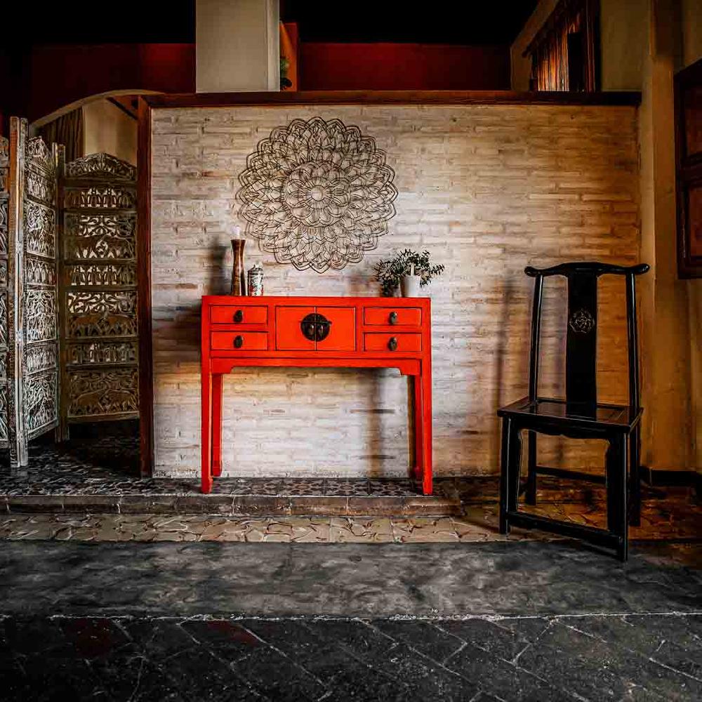 Creaciones Meng MUEBLE - SILLAS - Silla De Madera Acabado Artesanal