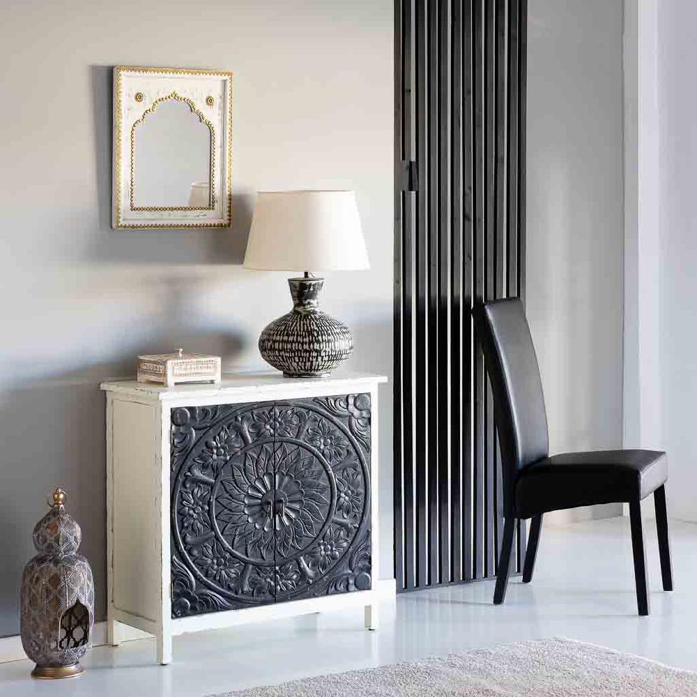 Creaciones Meng MUEBLE - SILLAS - Silla De Madera Tapizada