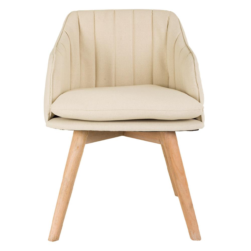 Creaciones Meng MUEBLE - SILLAS - Silla De Madera Y Tapizada