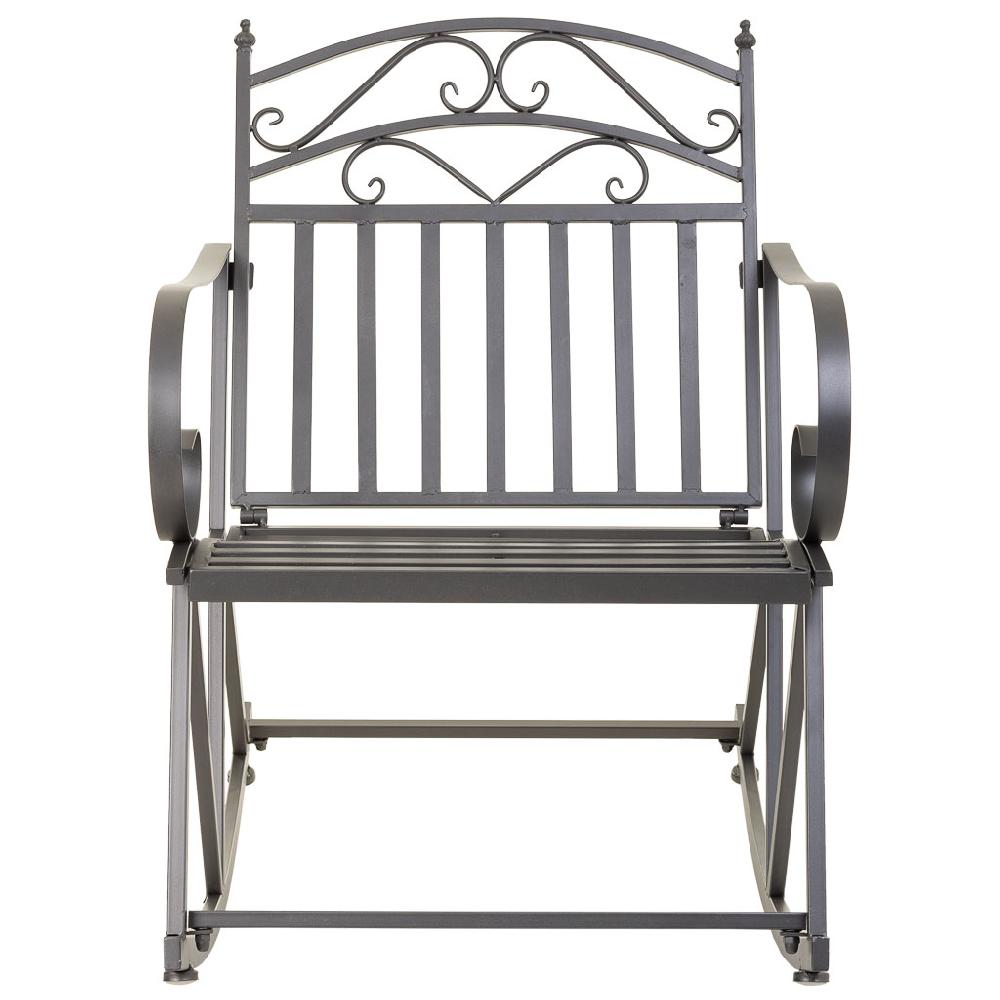 Creaciones Meng MUEBLE - SILLONES Y BUTACAS - Sillon Balancin De Forja Marron