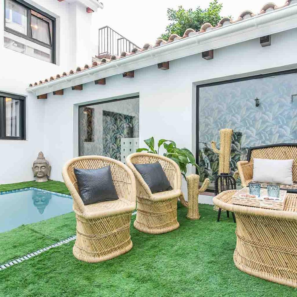 Creaciones Meng MUEBLE - SILLONES Y BUTACAS - Sillon Redondo De Bambú