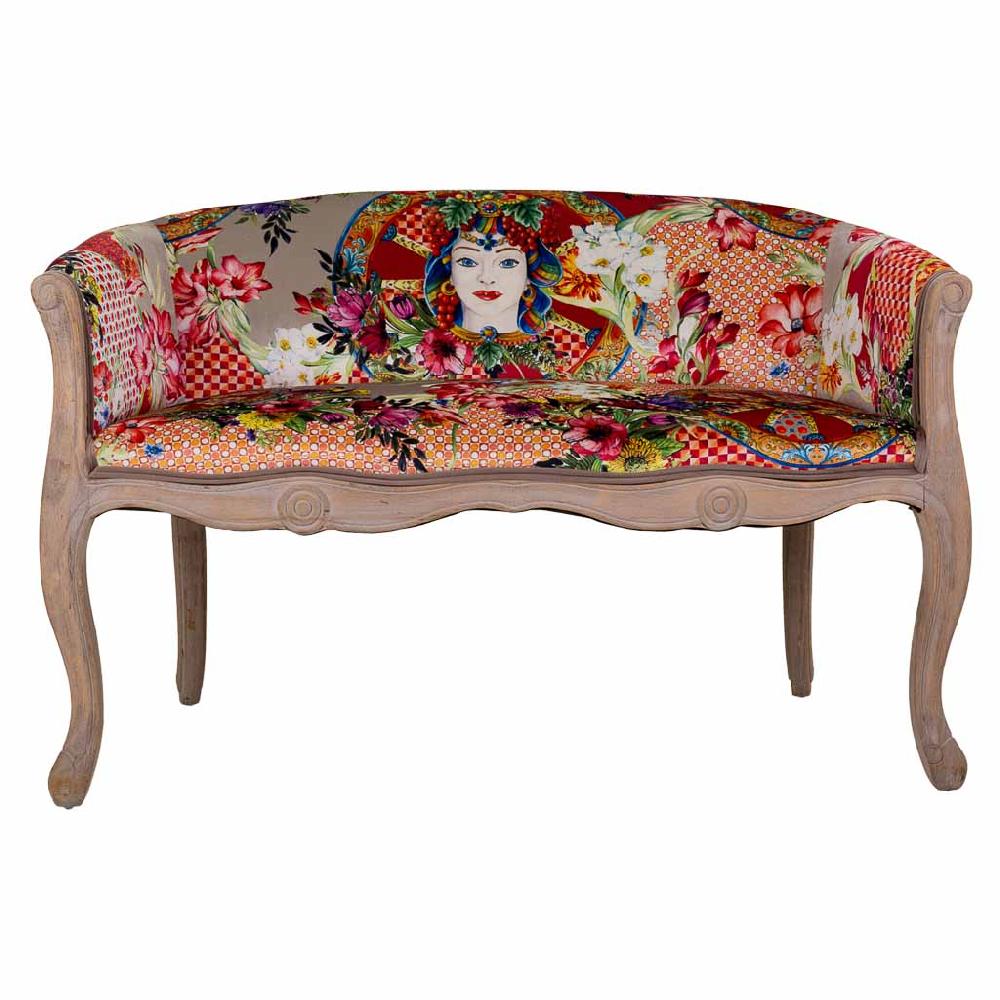 Creaciones Meng MUEBLE - SOFAS - Sofa De Madera Tapizado