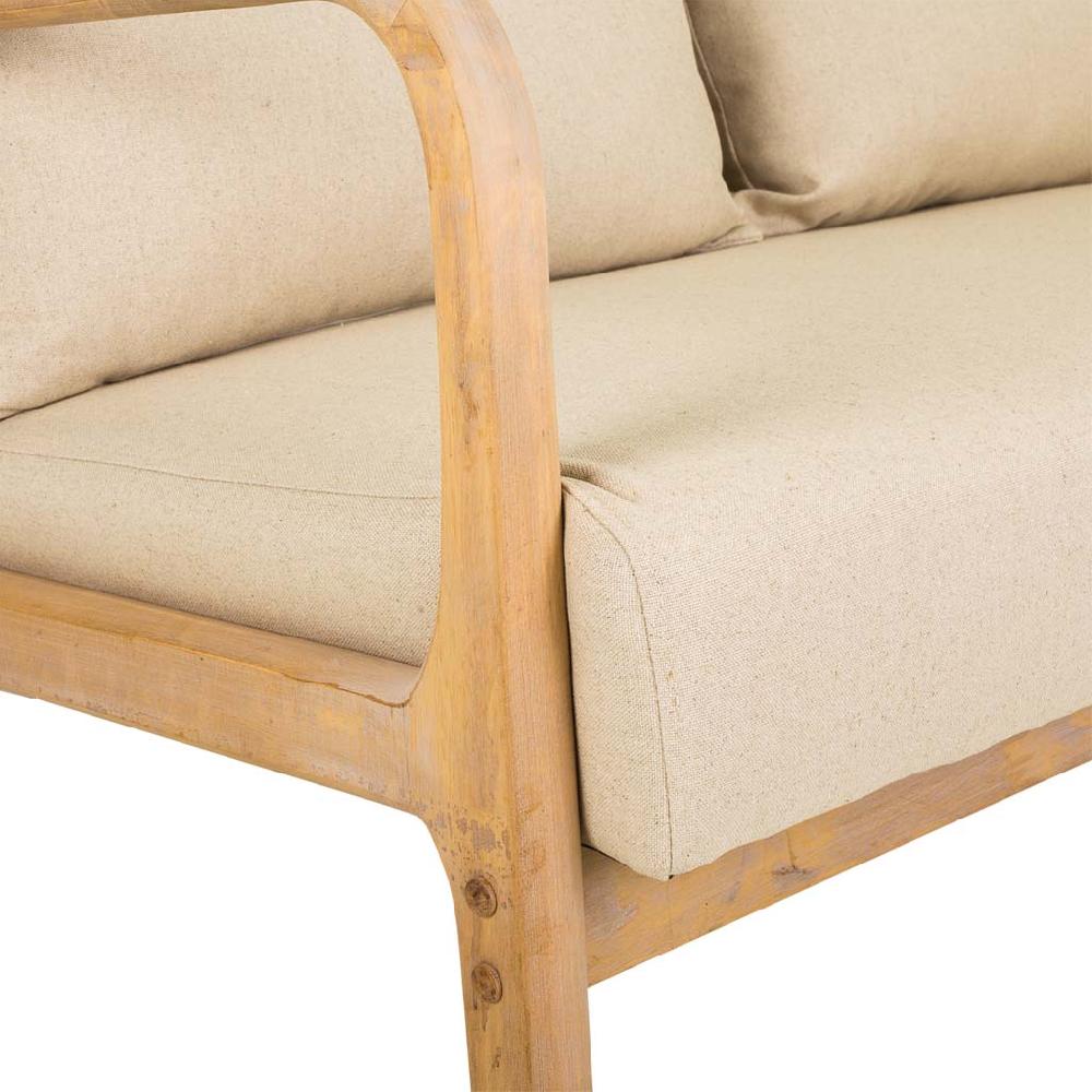 Creaciones Meng MUEBLE - SOFAS - Sofa De Madera Y Tapizado