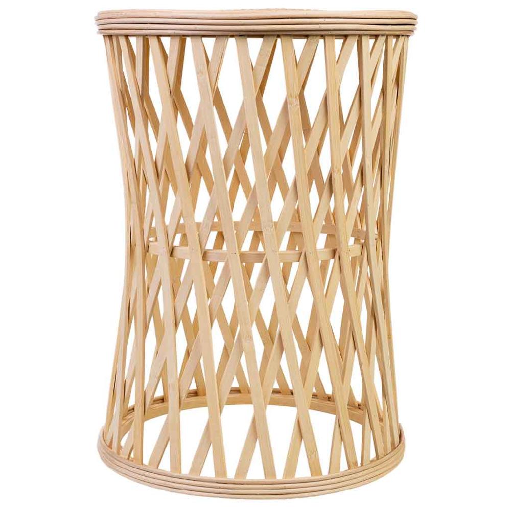 Creaciones Meng MUEBLE - TABURETES Y PUFF - Taburete De Bambu