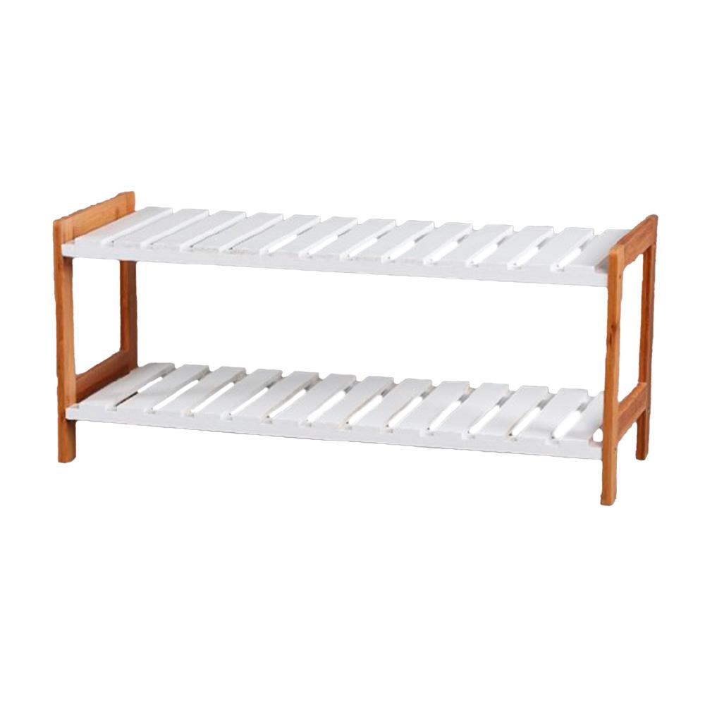 Creaciones meng MUEBLE - ZAPATEROS - kit banco zapatero de madera blanco