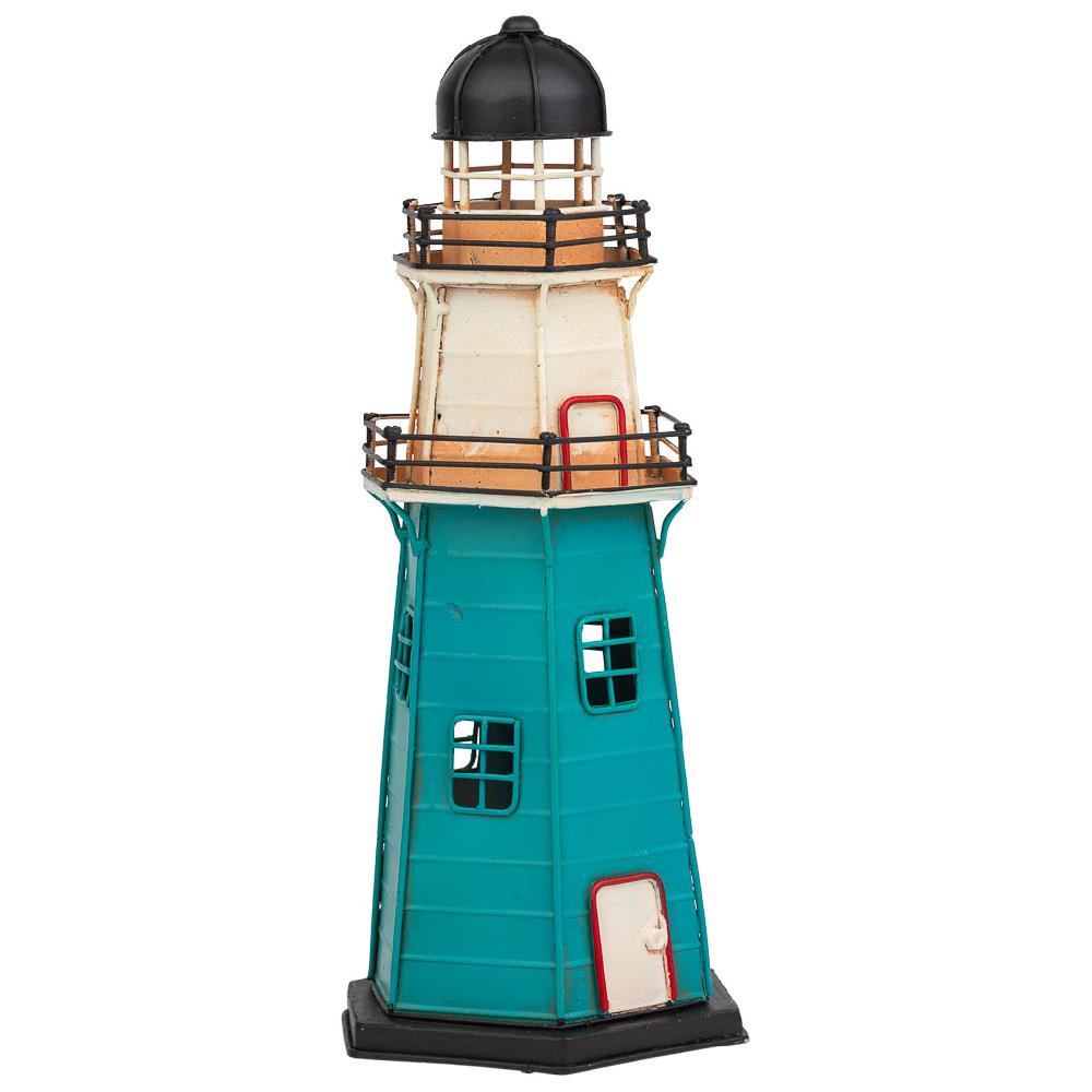 Creaciones meng REGALO - HUCHAS - faro hucha metal azul