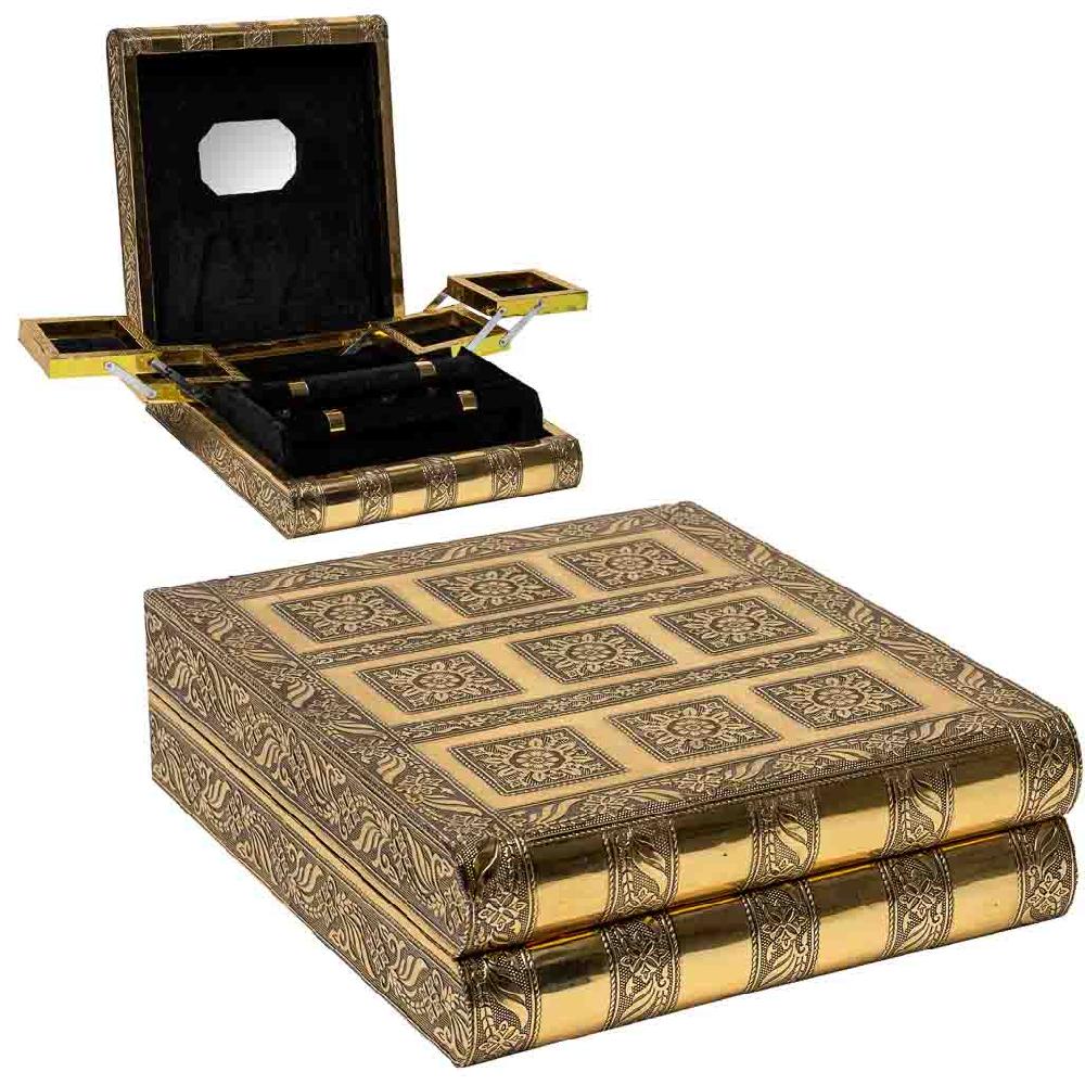 Creaciones meng REGALO - JOYEROS Y CAJAS DE MUSICA - joyero de metal repujado