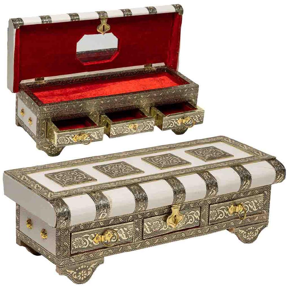 Creaciones meng REGALO - JOYEROS Y CAJAS DE MUSICA - joyero de metal repujado