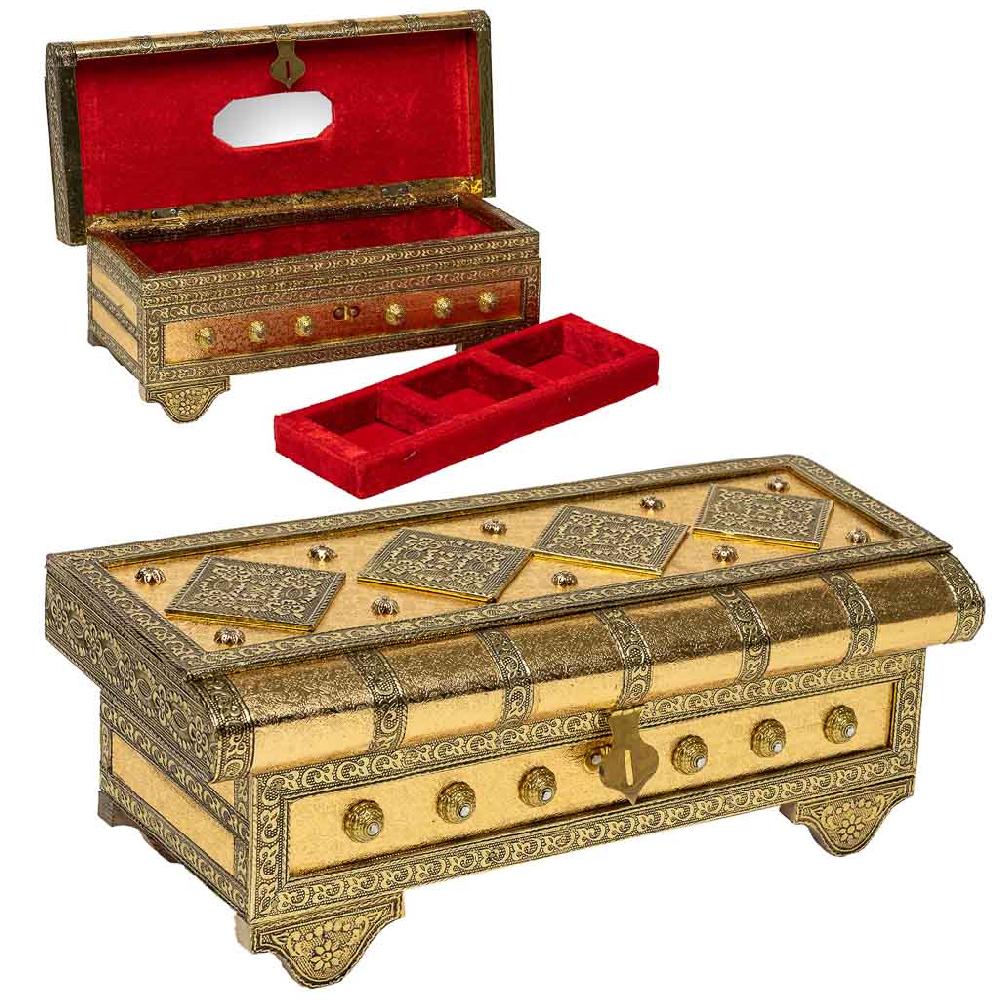 Creaciones meng REGALO - JOYEROS Y CAJAS DE MUSICA - joyero de metal repujado