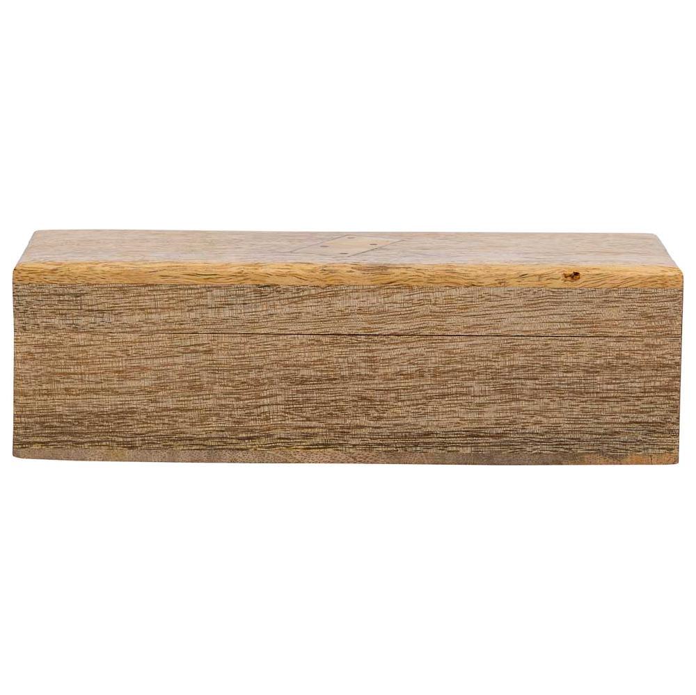 Creaciones Meng REGALO - JUEGOS DE MESA - Domino En Caja De Madera Marron