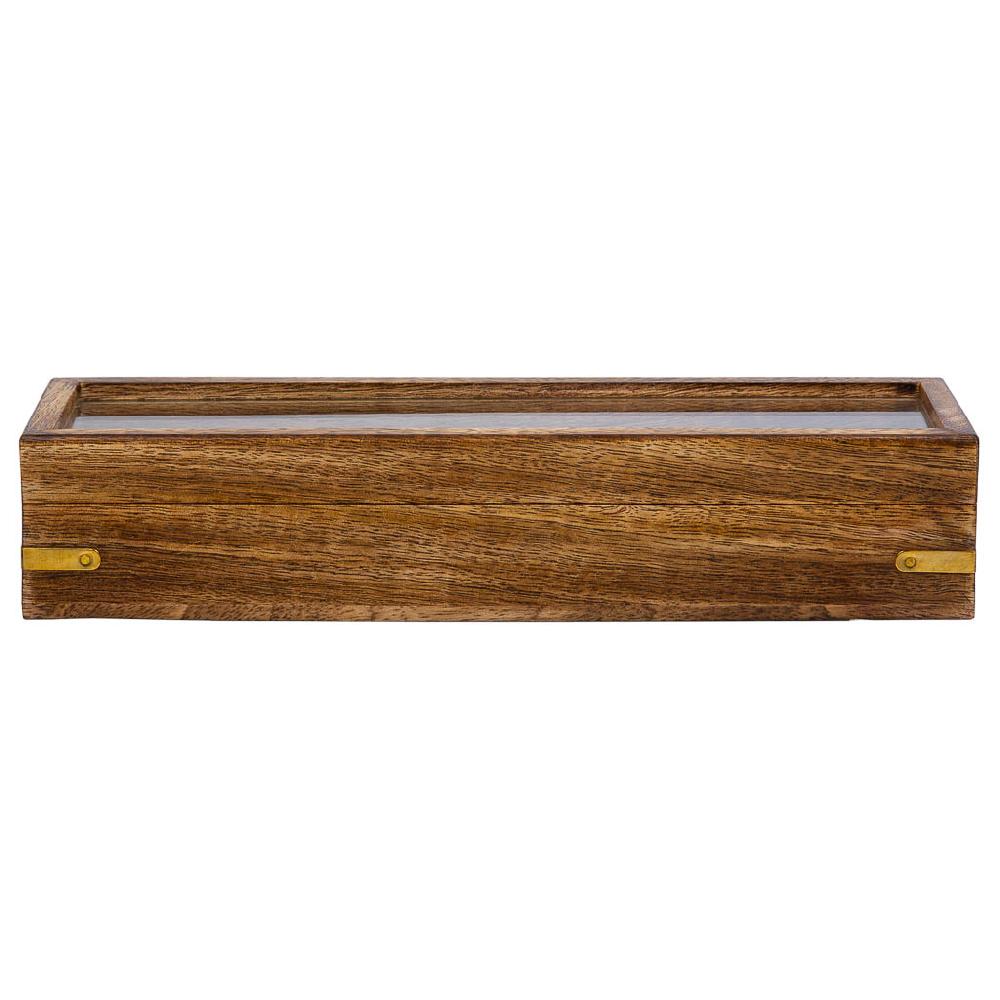 Creaciones Meng REGALO - JUEGOS DE MESA - Juego De Bolos (10 Piezas + 2 Bolas) En Caja De Madera Marron