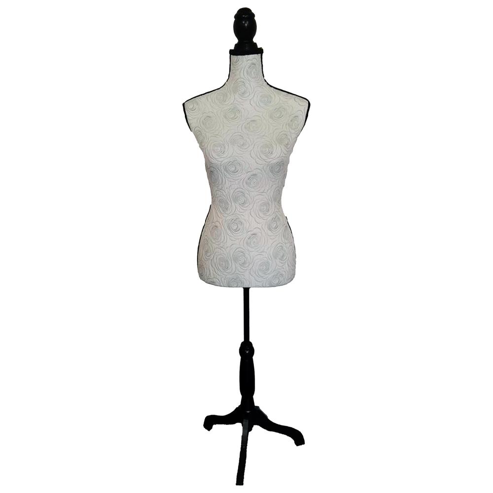Creaciones Meng REGALO - MANIQUIS - Maniqui De Madera Y Espuma Forrado De Tela Blanca