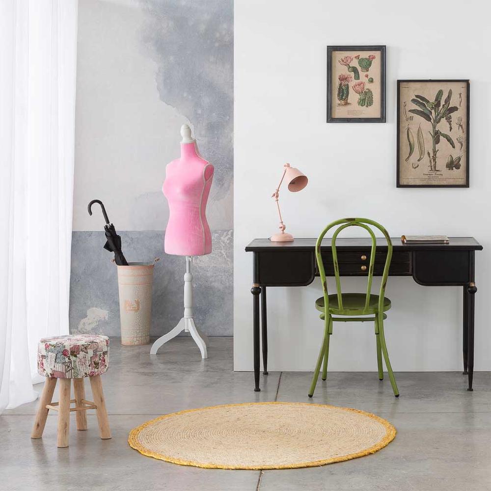 Creaciones Meng REGALO - MANIQUIS - Maniqui De Madera Y Espuma Forrado De Tela Rosa