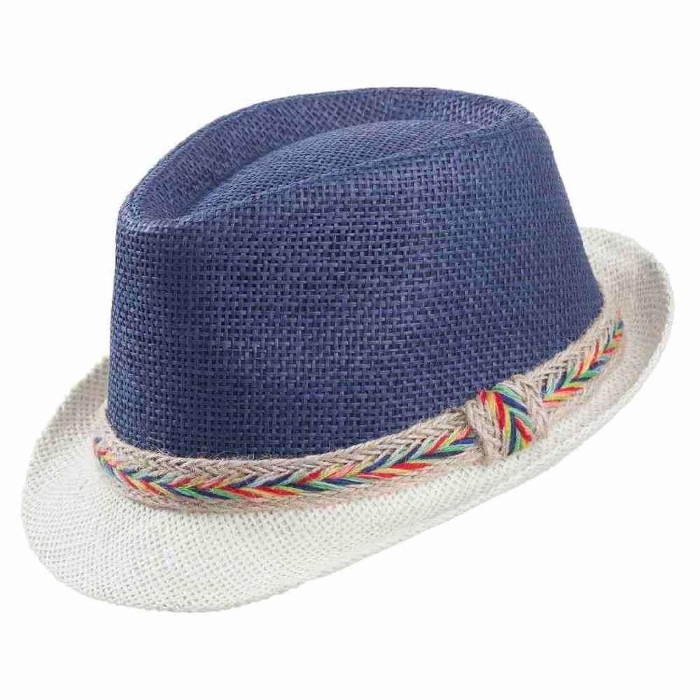 Creaciones meng REGALO - SOMBREROS - sombrero fedora bicolor