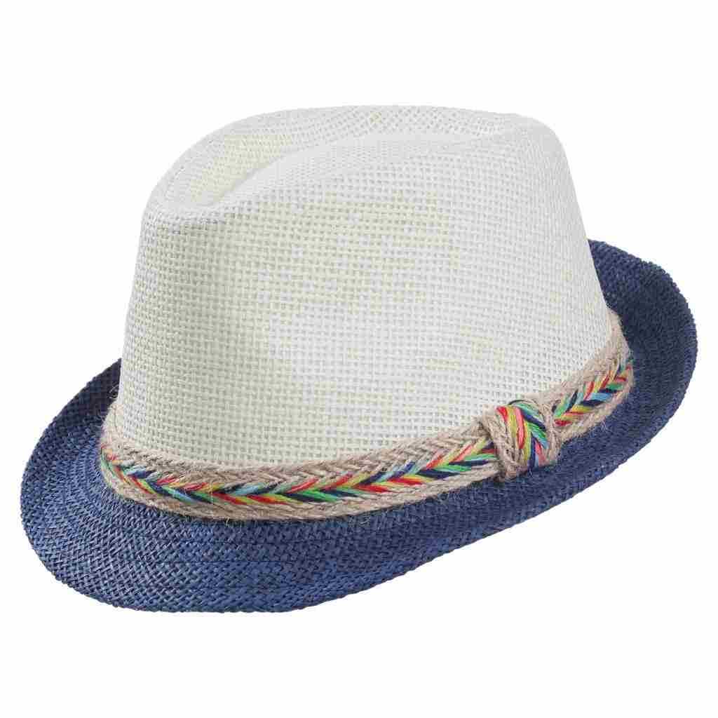Creaciones meng REGALO - SOMBREROS - sombrero fedora bicolor