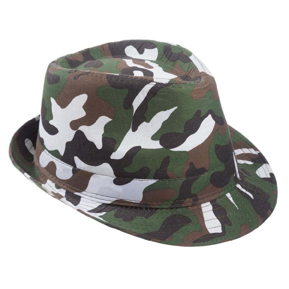 Creaciones meng REGALO - SOMBREROS - sombrero fedora camuflaje