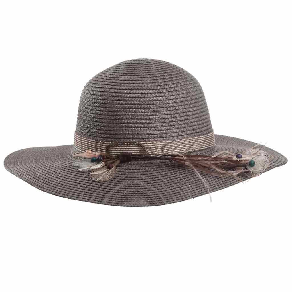 Creaciones Meng REGALO - SOMBREROS - Sombrero Sra De Ala Ancha Con Adorno Elegante