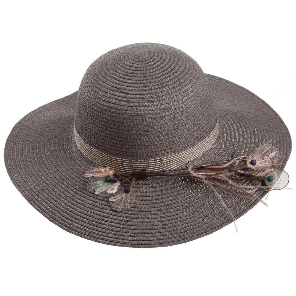 Creaciones meng REGALO - SOMBREROS - sombrero sra de ala ancha con adorno elegante