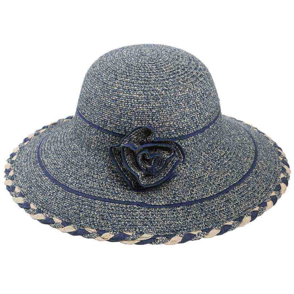 Creaciones meng REGALO - SOMBREROS - sombrero sra de ala ancha con detalle
