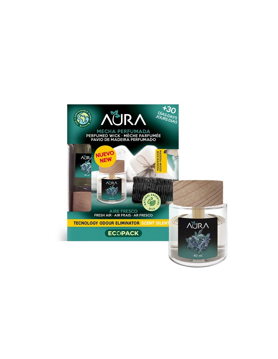 Cristalinas Ambientador Mecha Perfumada Ecopack 40ml