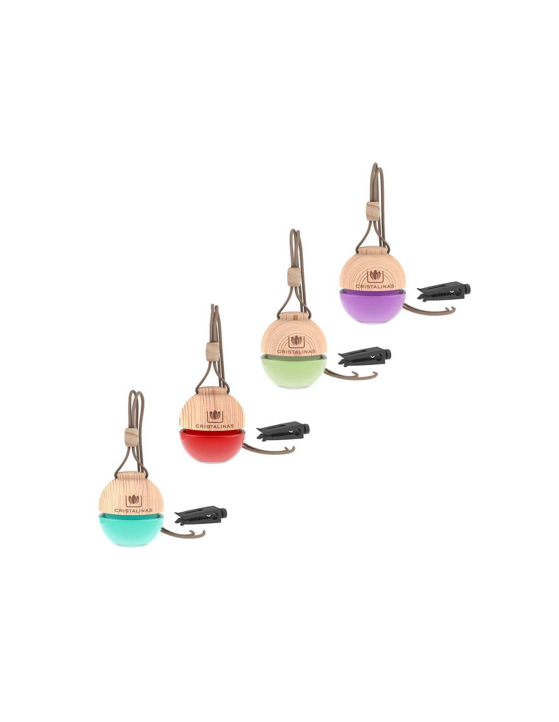 Cristalinas Ambientador Coche Pack X4